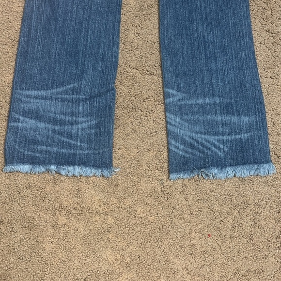 AYR The Bomb Pop Frayed Hem High Rise Jeans 27 Petite / Short - Picture 8 of 11